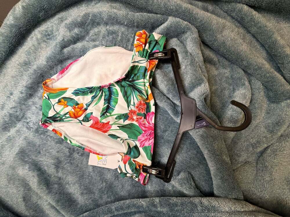 Time and Tru Floral Bikini Bottoms Size XS